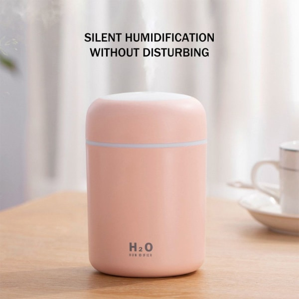 Essential Diffuser Luft Aromaterapi LED Aroma vit Dark Gray
