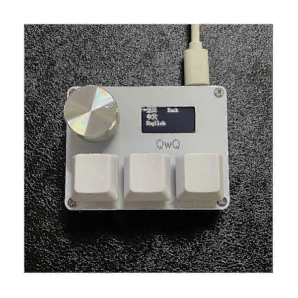 Wooting Osu O3c Rapid Trigger Hall Effect Magnetic Red Switch Keyboard with Knob, Screen, Copy-Paste Shortcut Black