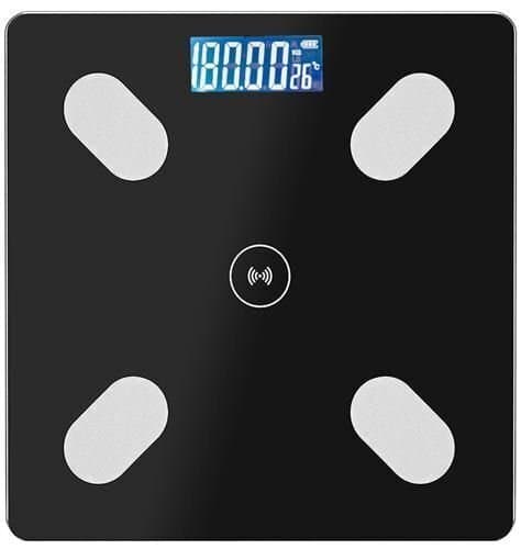 Smarte vægte, sort, 180 kg