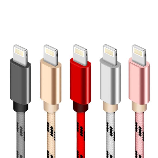 5-pack, 2-meters flätade Lightning-kablar för laddning och dataöverföring på iPhone 11/13/14 1M