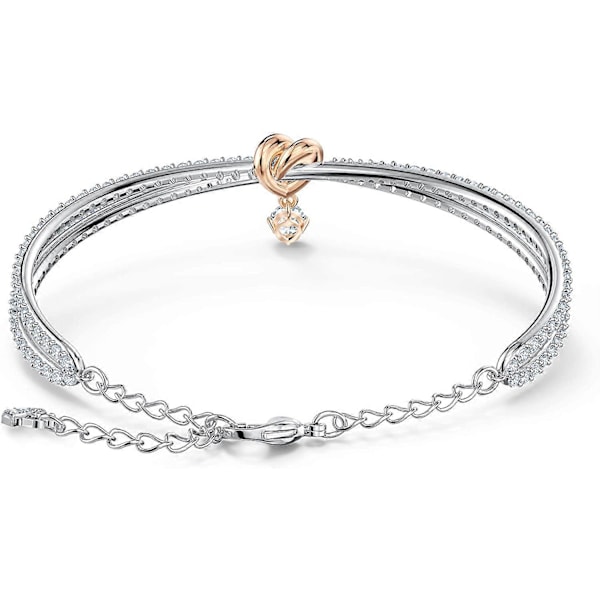 Elsket Knude Armbånd Swarovski Krystaller Knude Armbånd