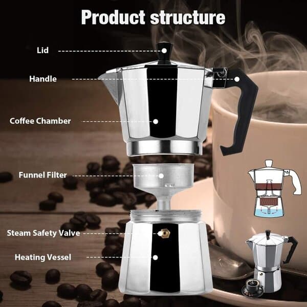 Kaffetrakter, 600 ml