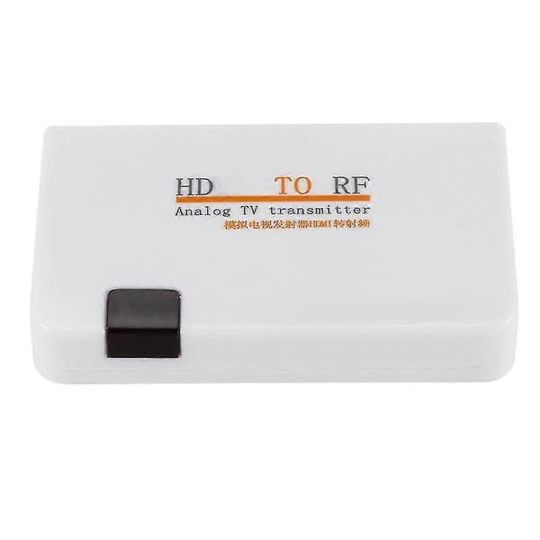 Hdmi-kompatibel til RF Koaksial Konverter Boks Adapter Hd Digital Analog
