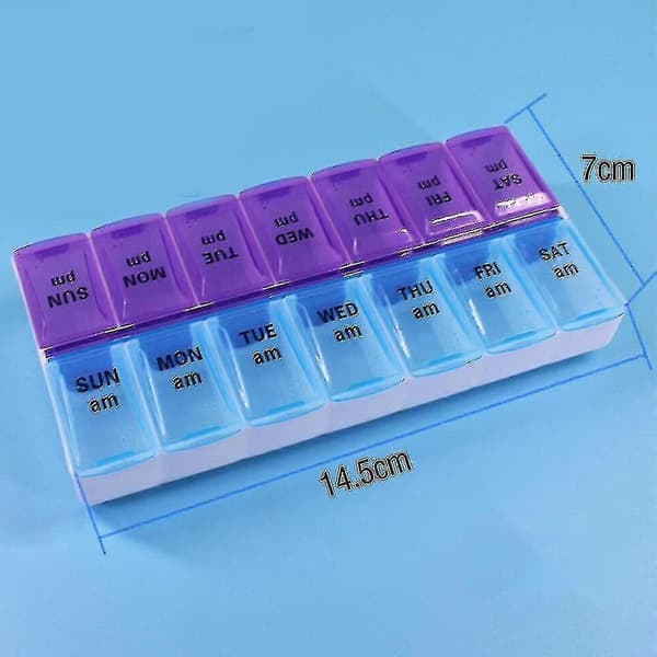 7-dagers AM/PM pilledispenser