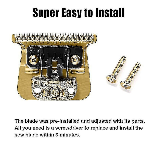 Erstatningsblader for Babylisspro Fx787 & Fx726 Trimmere Gold