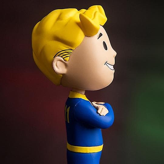 Fallout 4 Vault Boy Bobble Head PVC Actionfigur Samleobjekt Model Legetøj