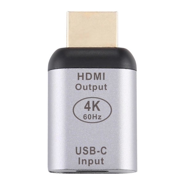 Typ A 4K 60Hz USB 3.1 Typ C Hona till HDMI Hane Adapter Konverterare för MacBook Chromebook Pixel