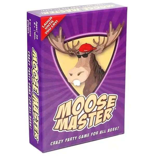 Moose Master - Grine til du græder - Dine kinder vil gøre ondt af at smile og grine så meget - Til sjove mennesker der leder efter