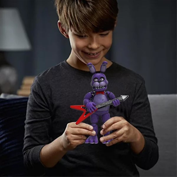 5-pack Anime Figuriner för Montering Fem Nätter hos Freddy Fnaf Söta Actionfigurer Pvc Modell Freddy Leksaker