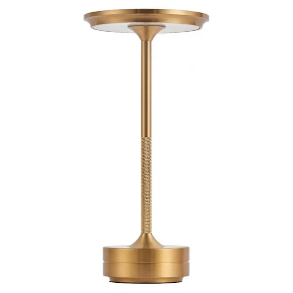 Sherum Ecolume Lampe Øyebeskyttelse LED Ecolume Lampe Bordlampe Oppladbar Tre-Fargejustering Gold