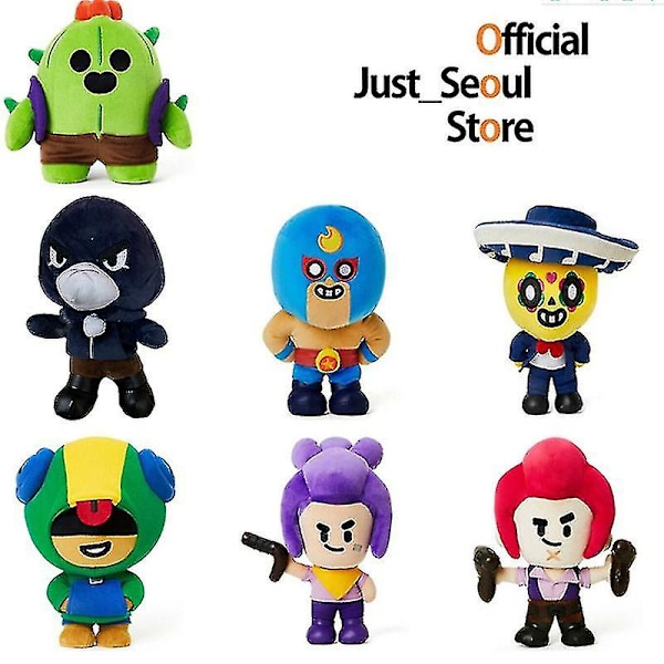 Dockmobilspel Wilderness Fighting Card Dockleksak Brawl Stars Stående Plysch