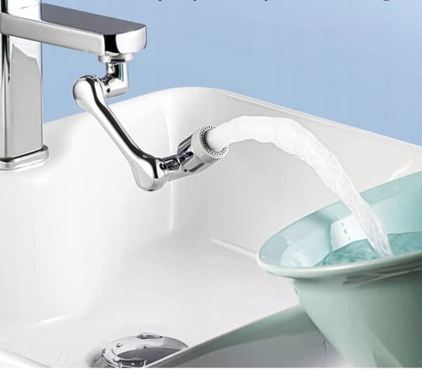 AquaFlex 1080 kranförlängare, silver
