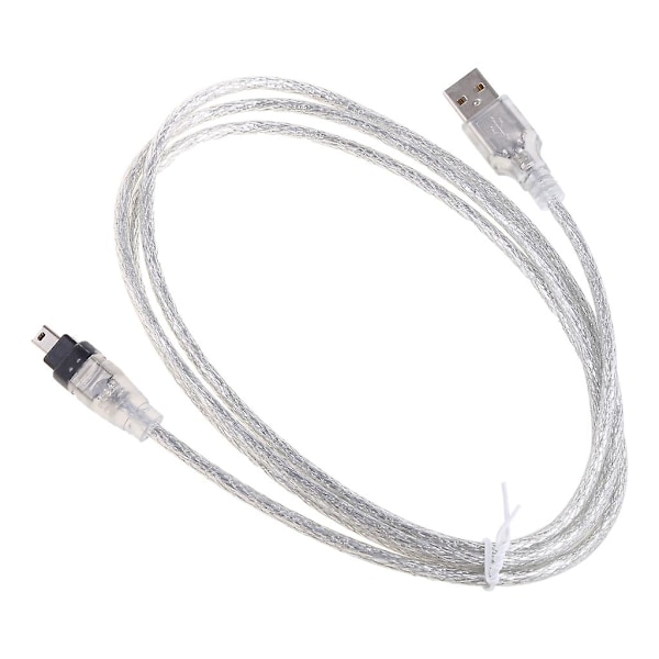 140cm/4,5ft USB 2.0 Han til IEEE 1394 4-polet Han Ilink Firewire DV Kabel til DV Kamera