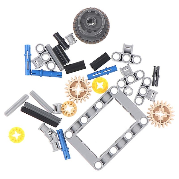29-delt Technic Differentiale Gearkasse Kit Pakke Kompatibel med Tsma29