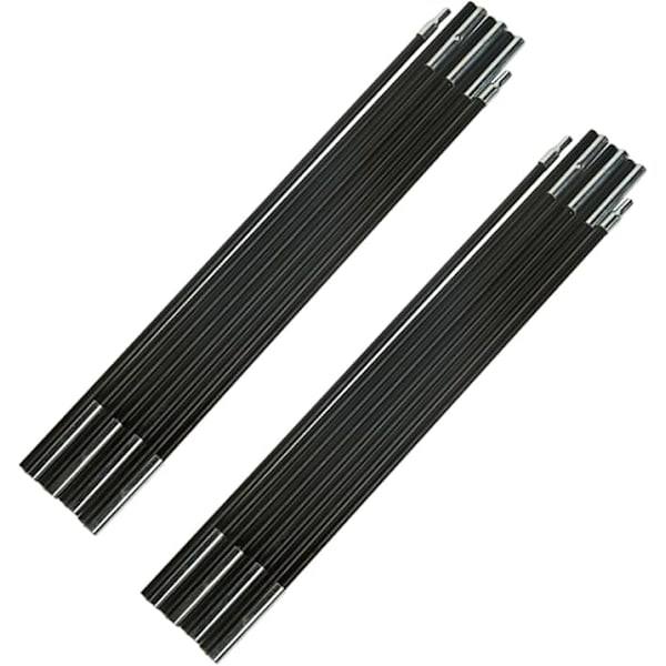 Universell trampolin fiberglasstång, används för att ersätta toppstång/metallring - 2 lock [total längd 3,4 meter] 8 sektioner Double tent