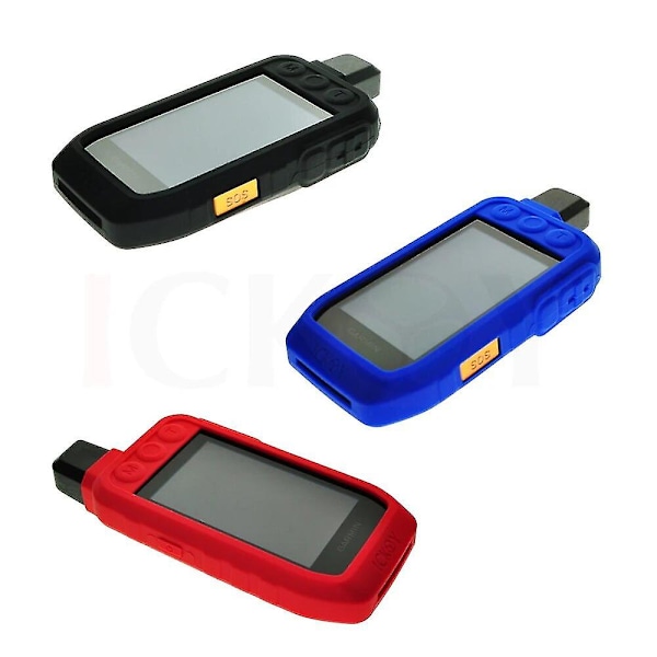 Silikonfodral + LCD-skydd för Handhållen GPS Garmin Alpha 200i 300i Alpha200i Alpha300i Tillbehör