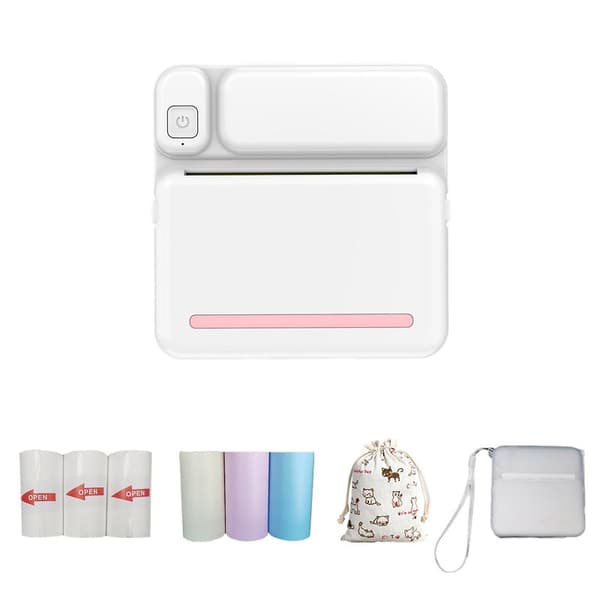 Termiske Bærbare Bluetooth Printere 57 mm mini trådløs POS termisk billedfotoprinter til Android IOS mobiltelefon