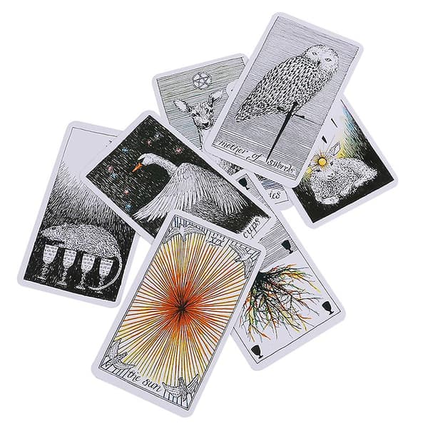 78 st Wild Unknown Tarot Deck Rider-waite Oracle Set Spåkort