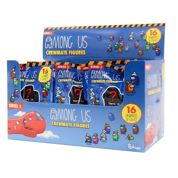 6-pack Among Us Crewmate Figurer Överraskningspåse