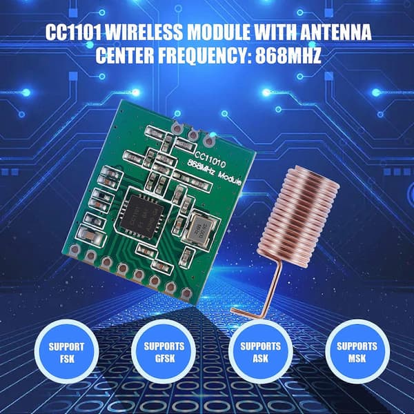 CC1101 868MHz Radio Transmissionsantenne Transceiver Modul