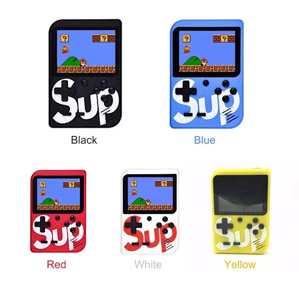 500-i-1 Retro Gameboy Maskine Mini Håndholdt Videospil Konsol Indbygget Klassisk Spil Spiller Børn Voksen Sjovt Legetøj Gaver Red