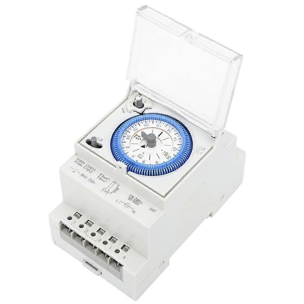 SUL181D Mekanisk Timer 15 Minutter 24 Timer Timer Tidsrelæ 250VAC 16A 12VAC/DC