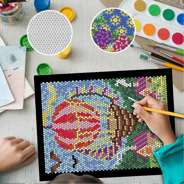 100 QUEST Väritä Numeroiden Mukaan - Puzzle-värikyniä Aikuisten, Kannettava Helppo Värikyniä Toiminta Kirjat Suuri Lahja Idea