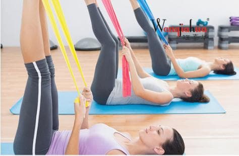 Träningsband - Gummiband för stretching och mångsidighet Purpur