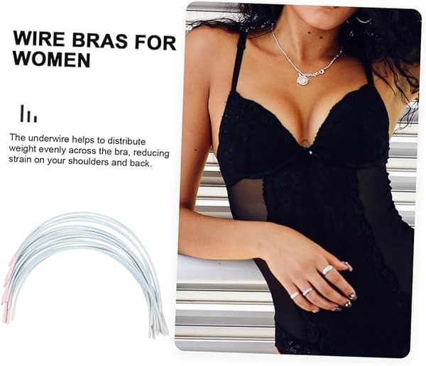 10 Par Underwire-Erstatninger til Bh'er - Underwire-Udskiftninger til Bh'er til Kvinder - Underwire-Reparation til Bh'er