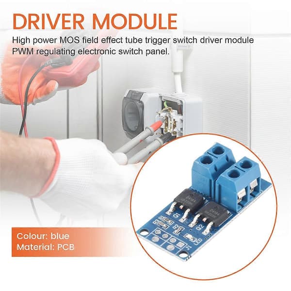 10PCS DC 5V-36V 15A(Max 30A) MOSFET MOS FET Trigger Switch Driver Module 0-20KHz PWM Regulator Contr