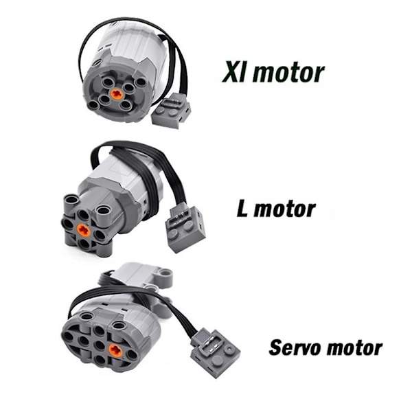 Tekniske Deler Motor Byggekloss Motor Servo-Motor 88004 for Power Functions Elektrisk Montering Byggekloss Leke