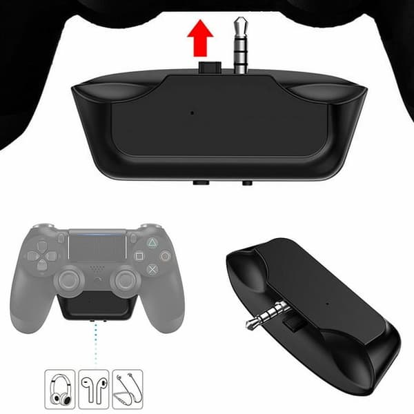 Trådløs Bluetooth 5.0 Audio Mottaker Sender For PS4 Dualshock 4 Mini3.5Mm Aux Stereo Adapter For Bluetooth Headsett