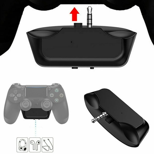Trådlös Bluetooth 5.0 Ljudmottagare Sändare För PS4 Dualshock 4 Mini3.5Mm Aux Stereo Adapter För Bluetooth Headset