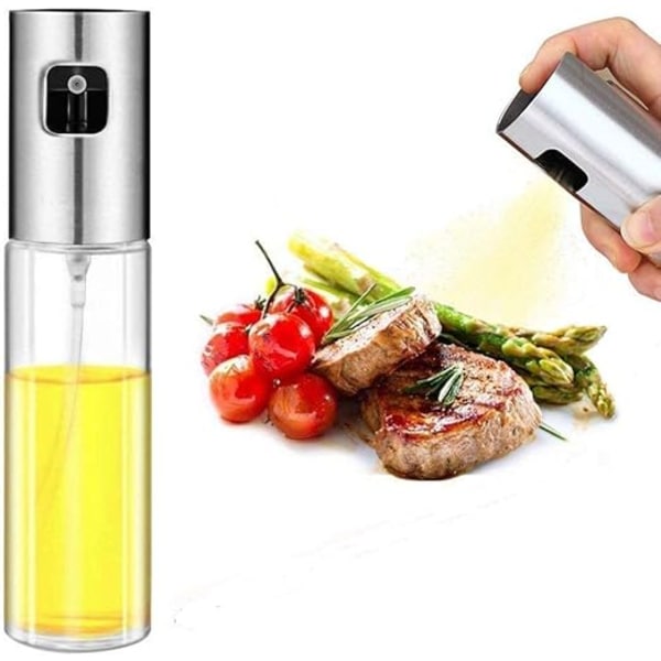 Öljyn ja etikan suihkepullo – 100 ml Silver