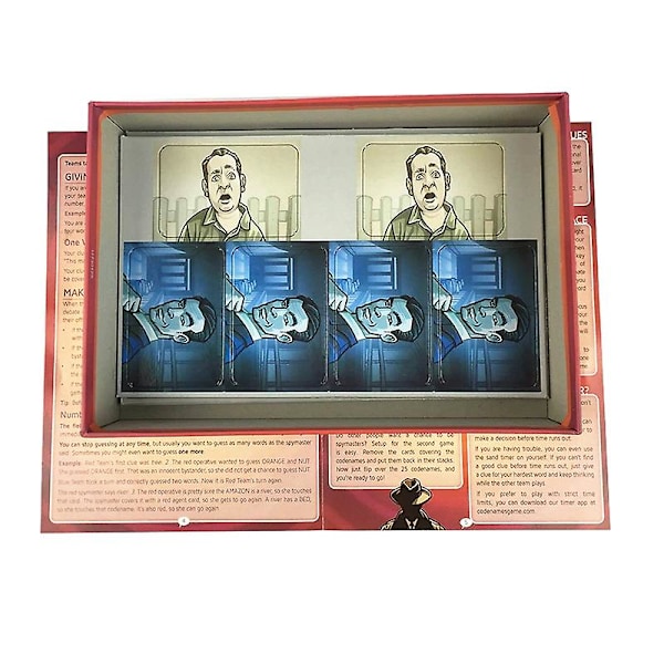 Action Codenames Brætspil Kodenavne Familie Ven Party Kortspil Legetøj til Hjemmet