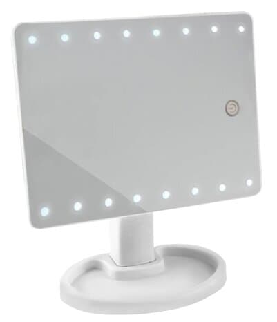 Kosmeettinen peili LED-valolla, 1 kpl