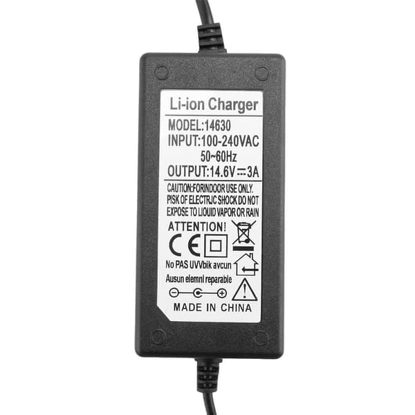 14,6V 3A Lifepo4 Jernfosfat Batterilader Lithium-Ion Batteri Strømbatterilader EU-stik