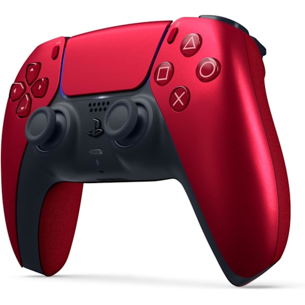 1-pak PS controller DoubleShock Trådløs til Playstation Gamepad Red