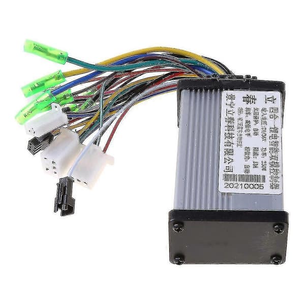 DC 24/36V 250W Borstlös Regulator Hastighetskontroller Scooter E-cykel Elektrisk Motor