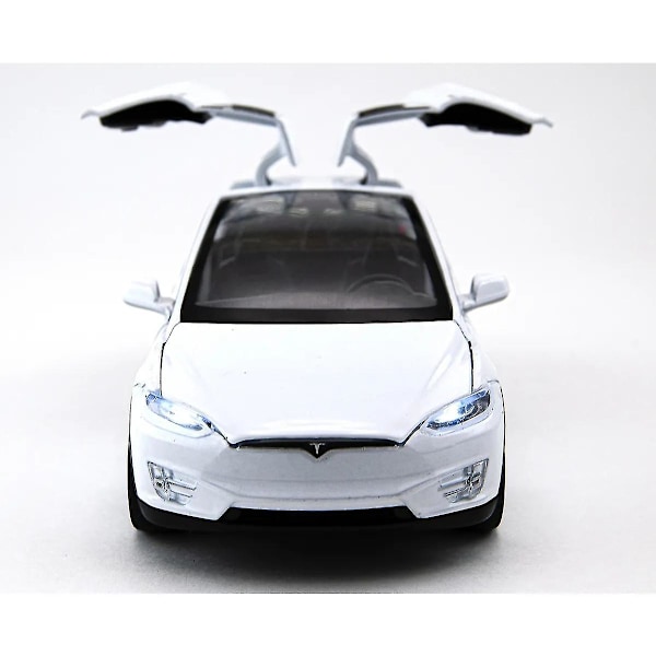 2025 Ny Bilmodell Tesla Model X Suv Legering Simulation Leksak, Barnpresent