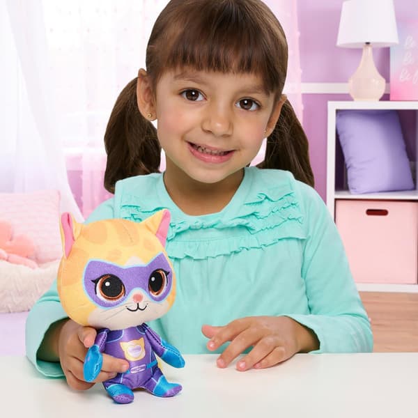 Junior SuperKitties Legetøj, Bløde og Kælne Killingefigurer, 7 cm
