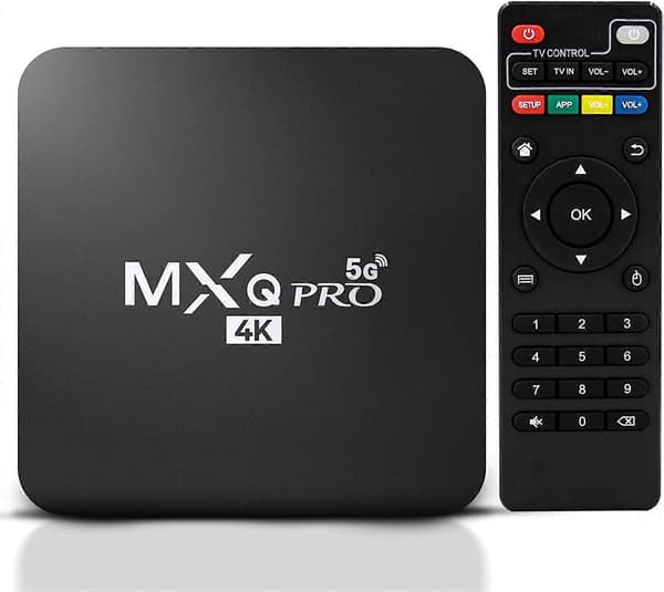 5G MXQ PRO 4K TV BOX Android 10.1 Quad Core Smart Media Player 1GB+8GB