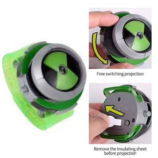 Ben 10 Projektorur Legetøj Ben Ten Alien Force Omnitrix Ur Projektion Actionfigur