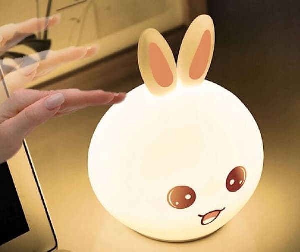 Børnebordlampe kanin