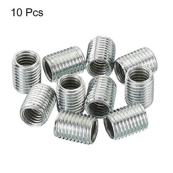 10 stk M10 til M8 gjengeadapterhylse reduserende mutter 10 mm skrue