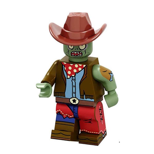 8 st Plants Vs Zombies Action Mini Figurer Byggklossar Barn Passar Leksak Present Set