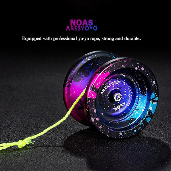 Professionell Yo-yo Tävlings Aluminiumlegering Metall Yo-yo Spel Responsiv Yoyo Leksak Barn Present A