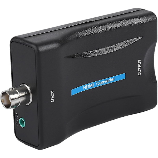 Koaxial till HDMI-adapter BNC till HDMI-omvandlare Koaxial till HDMI-omvandlare för TV-antenn 1080p/720p HD-skärm Videoadapter Övervakningsmonitor för