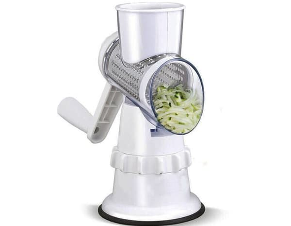Multifunksjonell grønnsakskutter - slicer, hvit