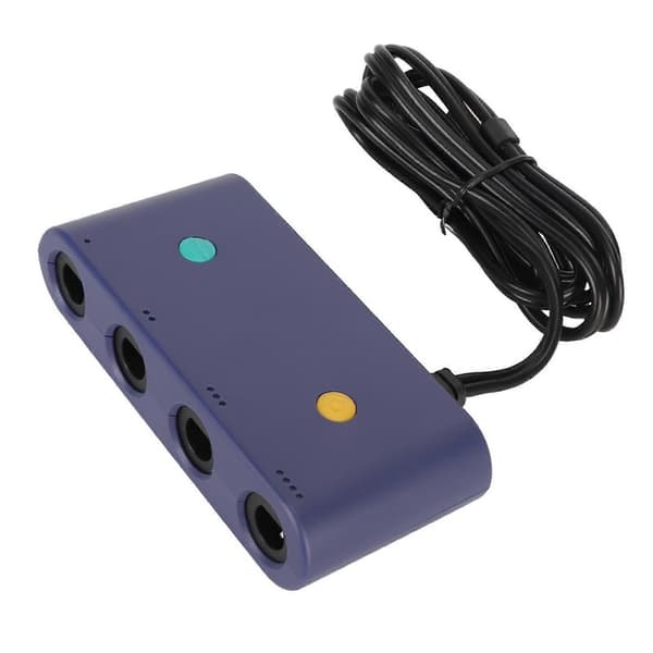 for Gamecube Controller Adapter 3 i 1 Spillkontrollerkonverter for Wiiu for Switch PC